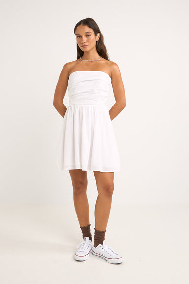 Rhythm - Mila Mini Dress - White