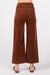 Letter to Juliet - Patch Pocket Corduroy Culotte - Copper  - Back