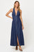 L*Space Arlo Maxi in Indigo Chambray — Front view