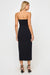 lspace lisette dress in black back view