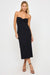 lspace lisette dress in black front view