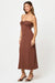 lspace lisette dress in cafe side view