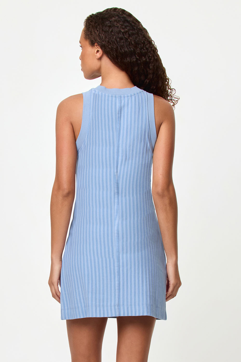 L*Space Muse Dress in Chambray — Back view