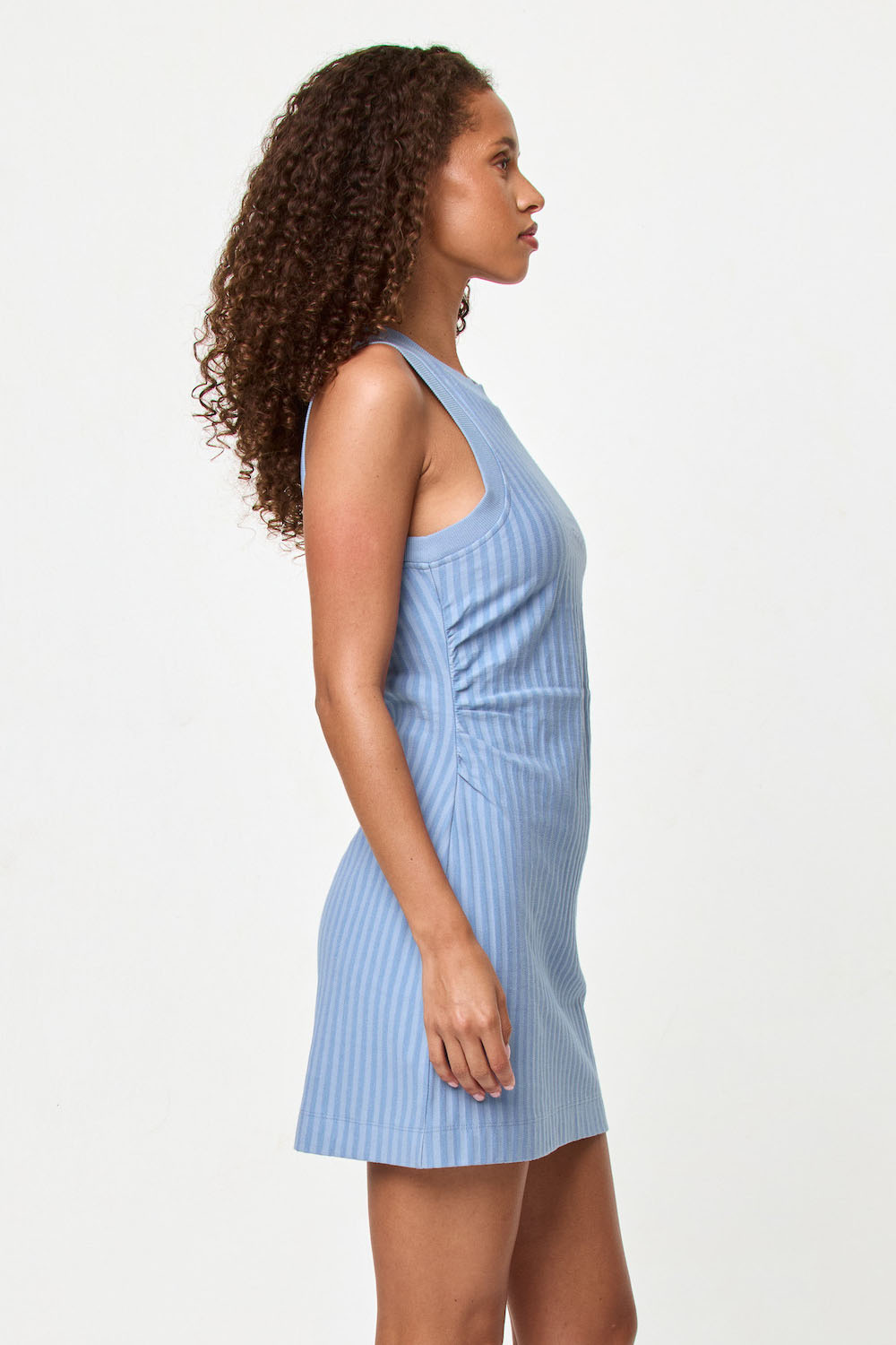 L*Space Muse Dress in Chambray — Side view