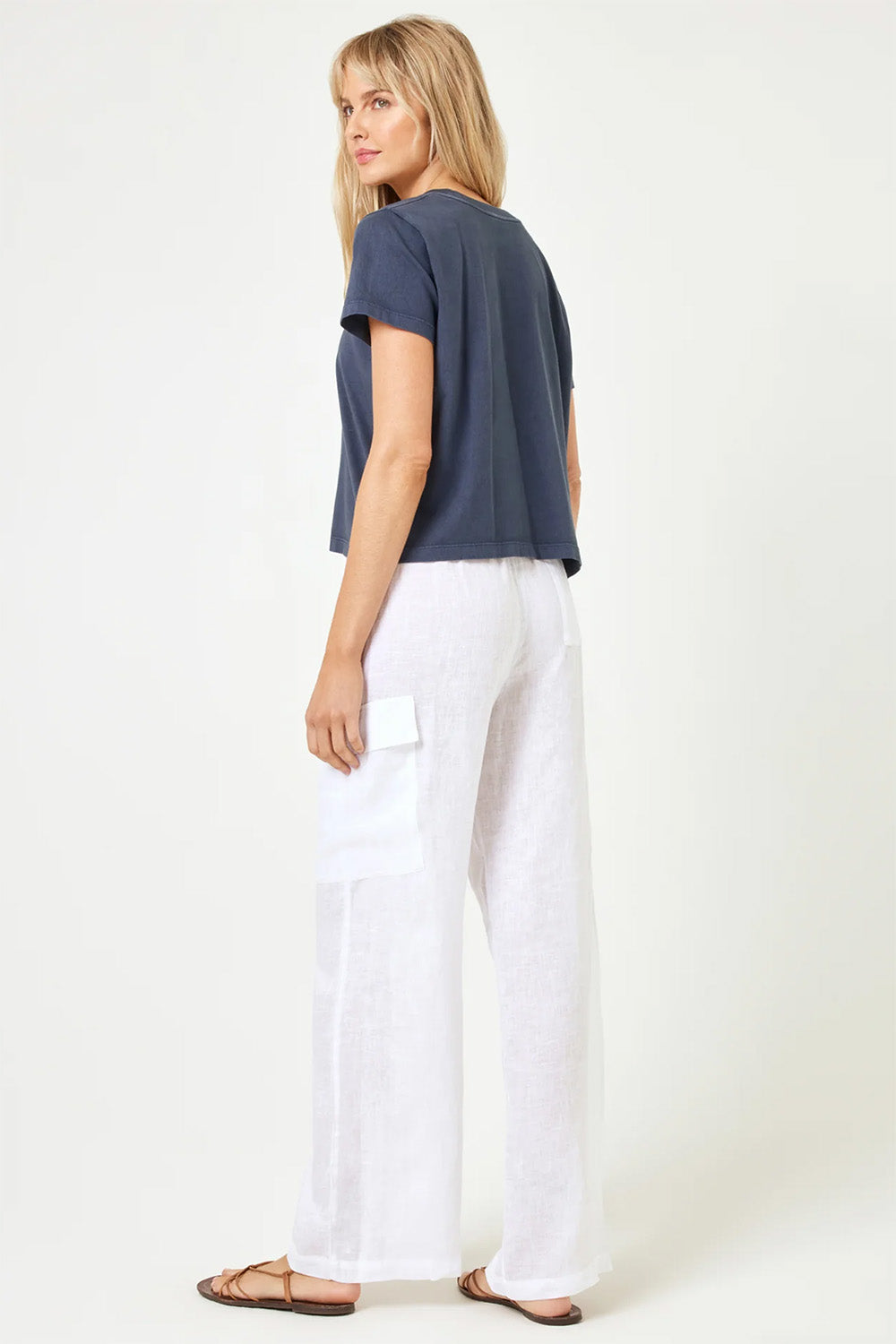 L*Space - All Day Top - Slate - Back