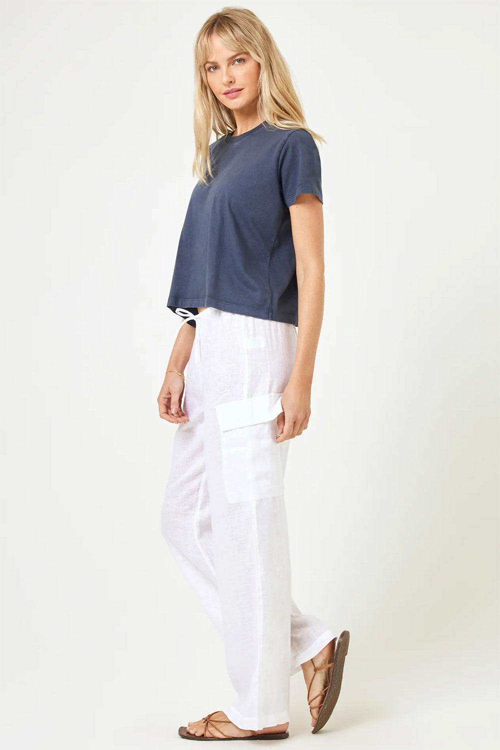 L*Space - All Day Top - Slate - Side