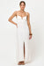 lspace chara maxi dress cream front