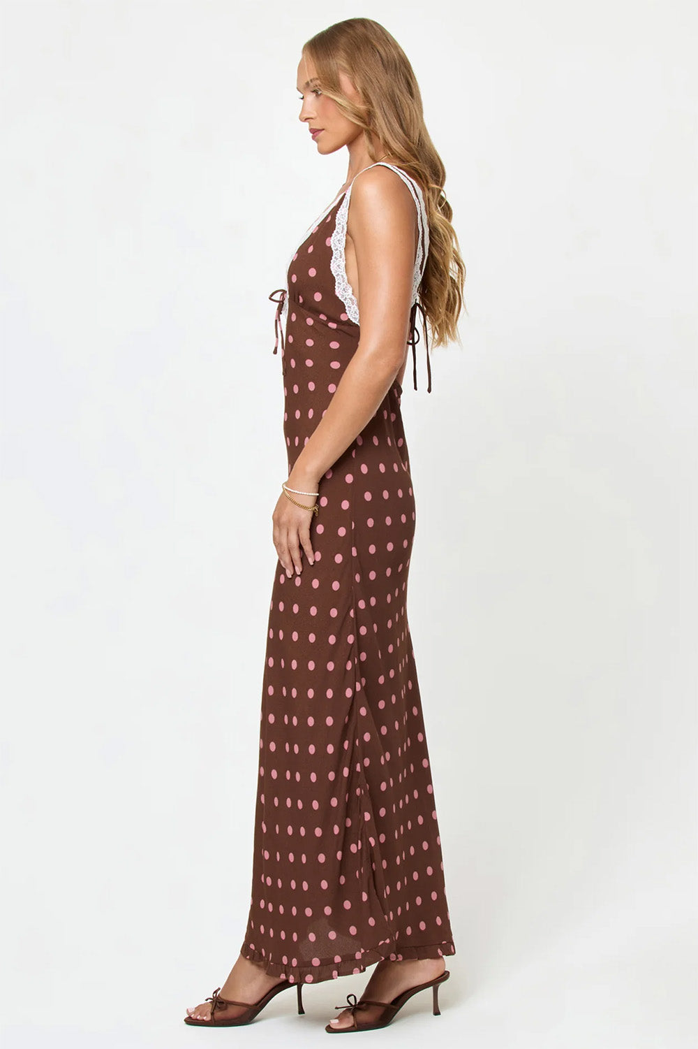lspace eyes on you maxi alotta polka dot side