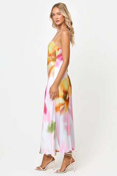 lspace gabby maxi soft focus floral side