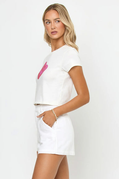 lspace merci baby tee not today side