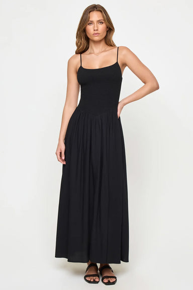 lspace misha midi black front