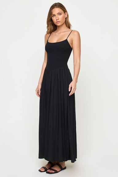 lspace misha midi black side