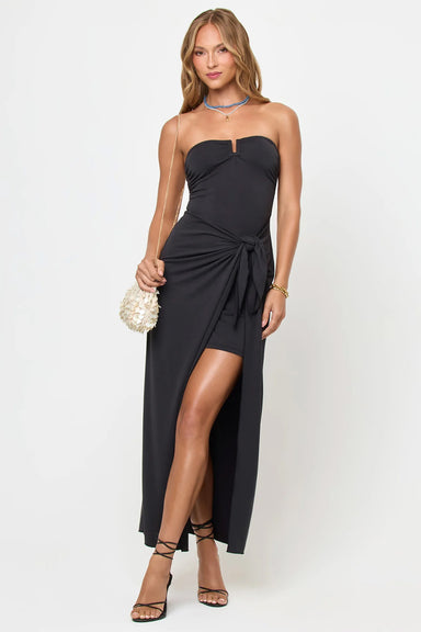 lspace noah dress black front