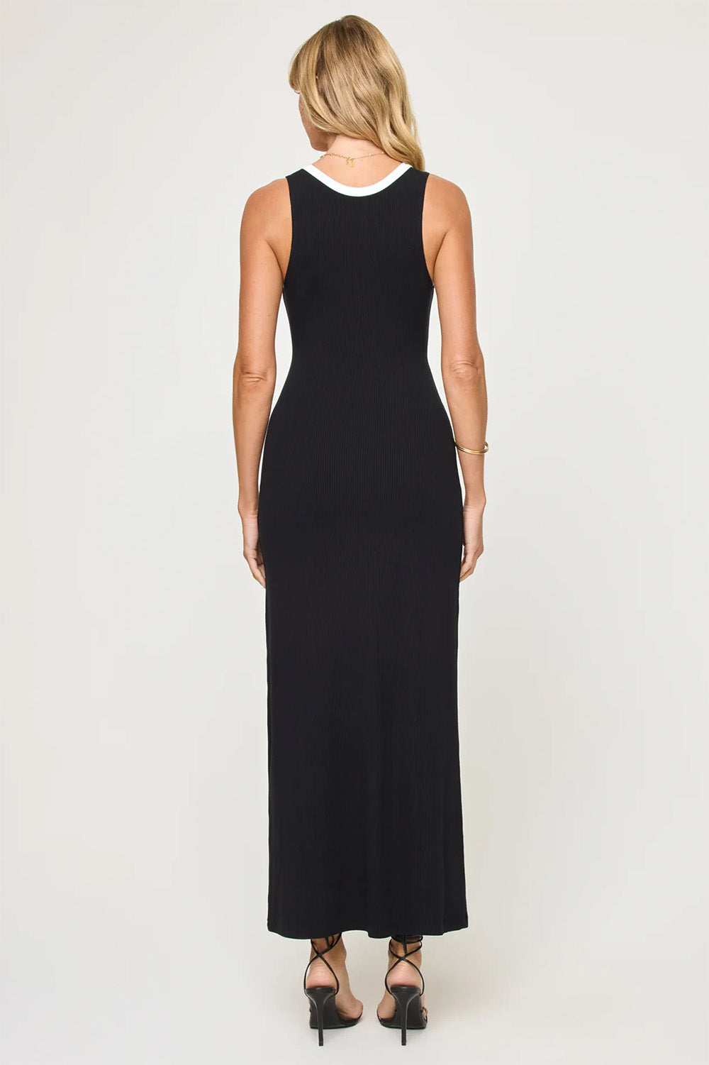 L*Space - Steph Dress - Black/Cream - Back