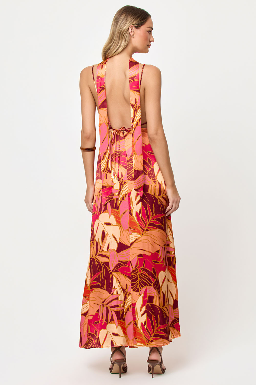 lspace with love maxi leaf it to me scarf back