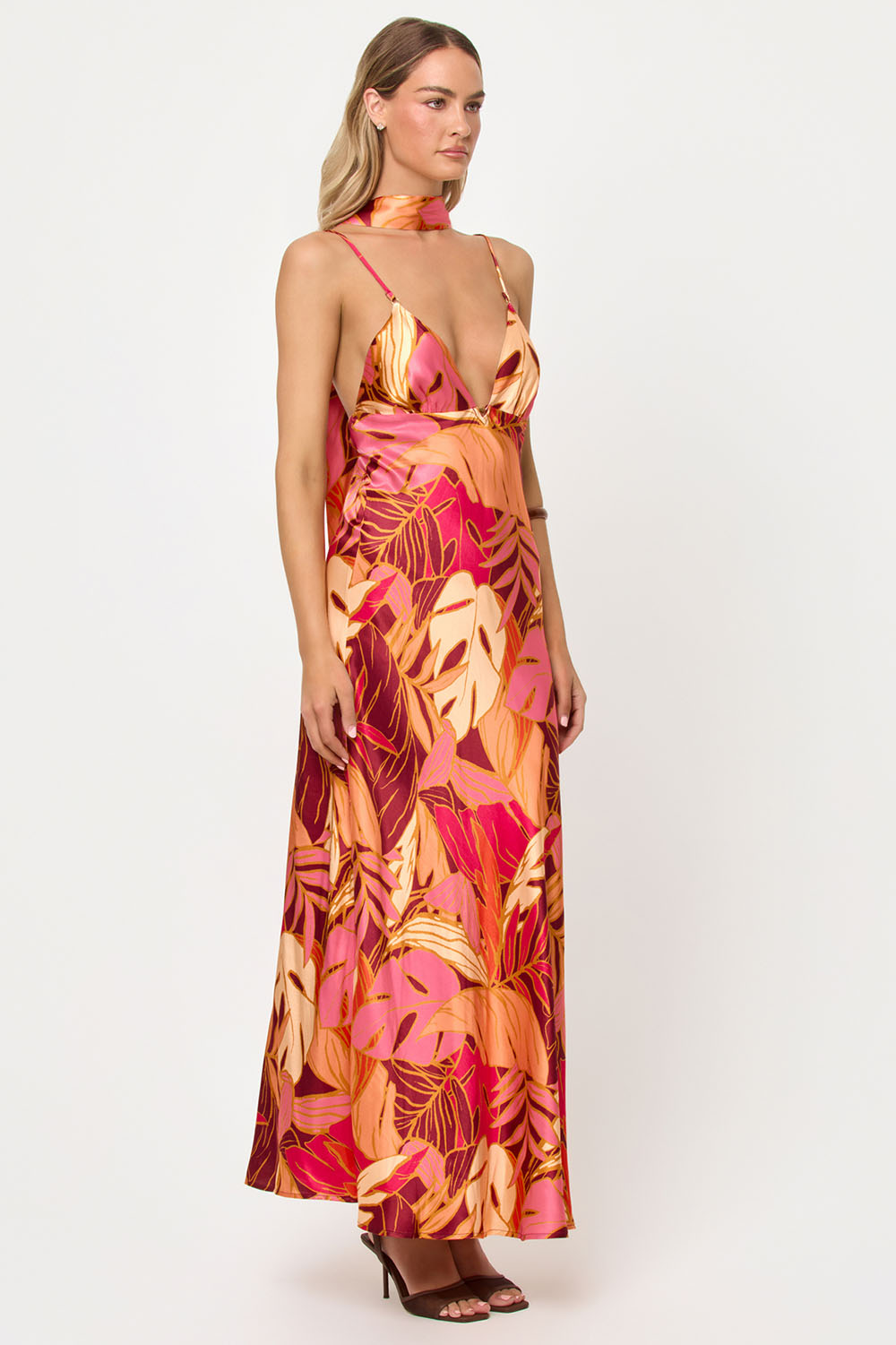 lspace with love maxi leaf it to me scarf side