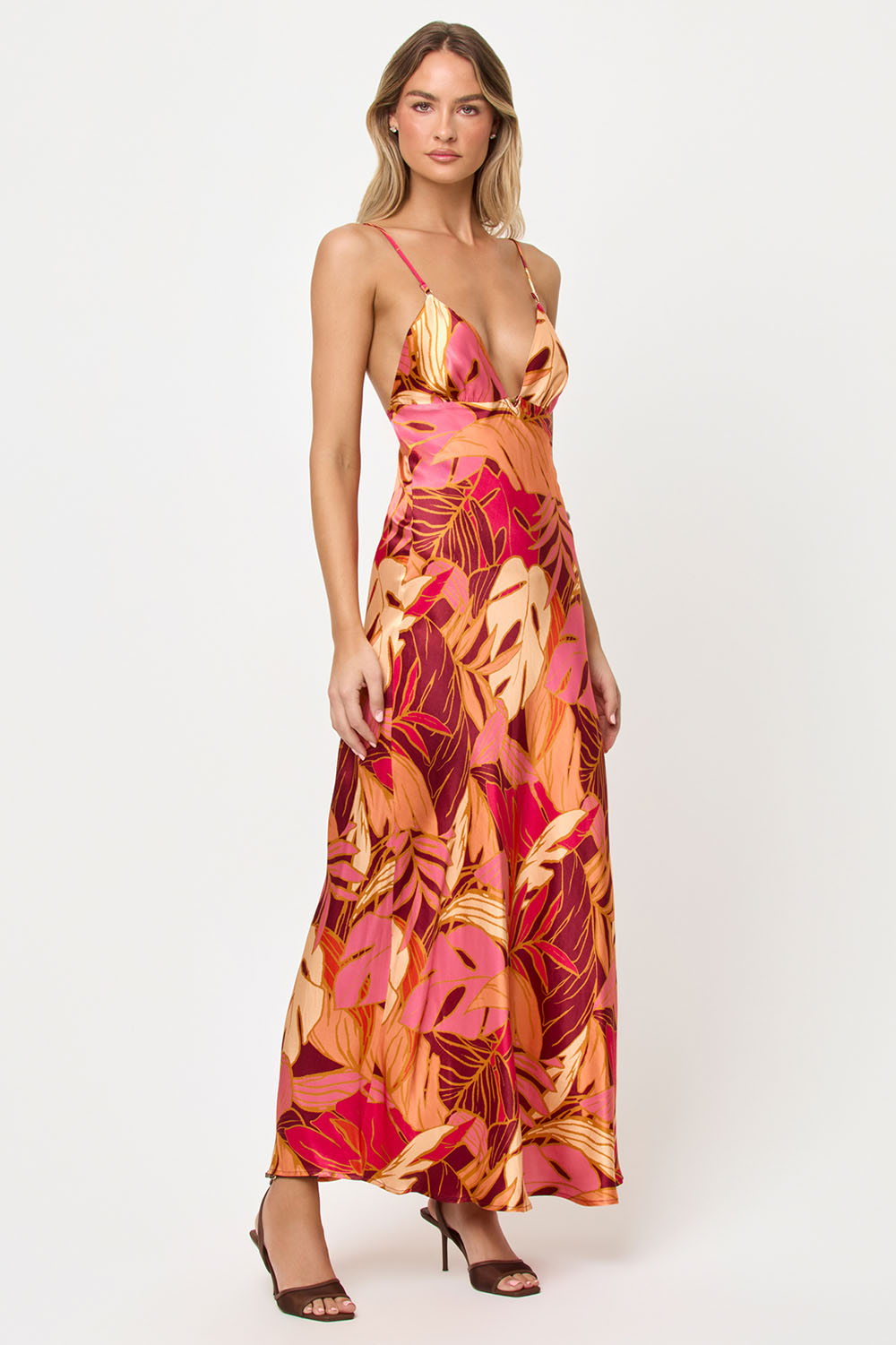 lspace with love maxi leaf it to me side
