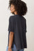Marine Layer - Sadie Vintage Slub Oversized Tee - Black - Back