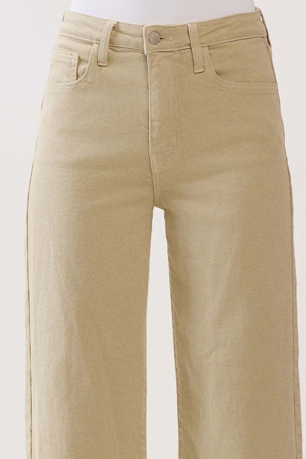 ltj paola wide leg matcha detail