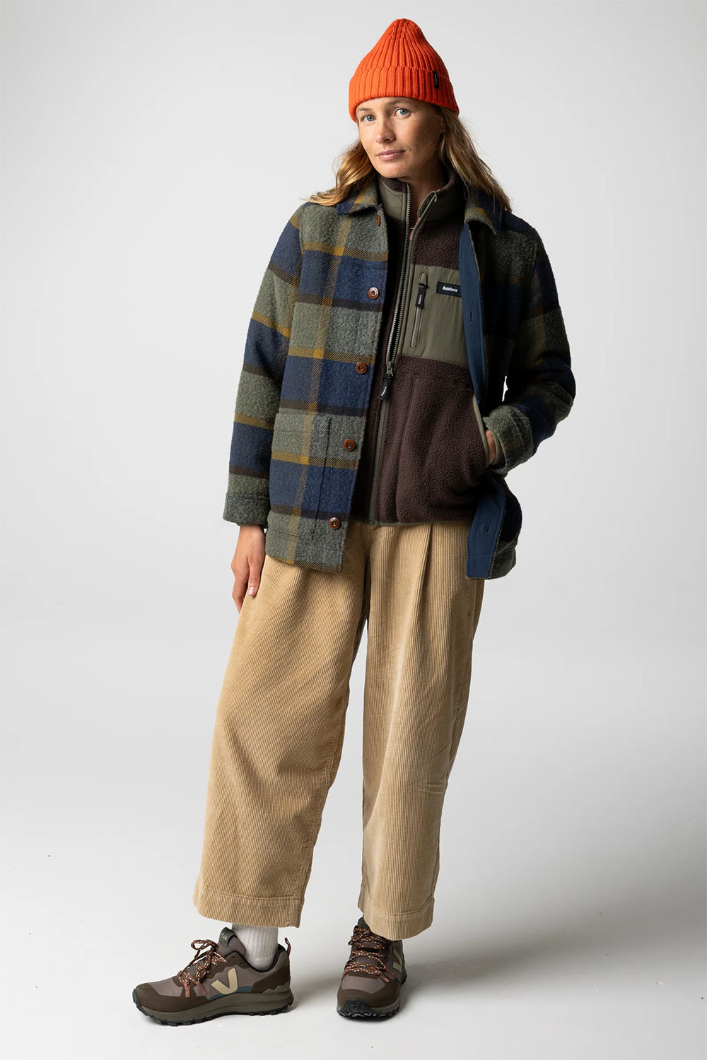 Finisterre - Stowe Blanket Jacket - Sugar Kelp Multi - Front