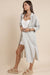 Sadie & Sage - Mojave Duster Shirt Dress - Black Ivory - Side