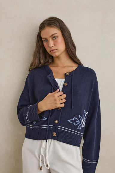 Rhythm - Ravello Knit Cardigan - Navy