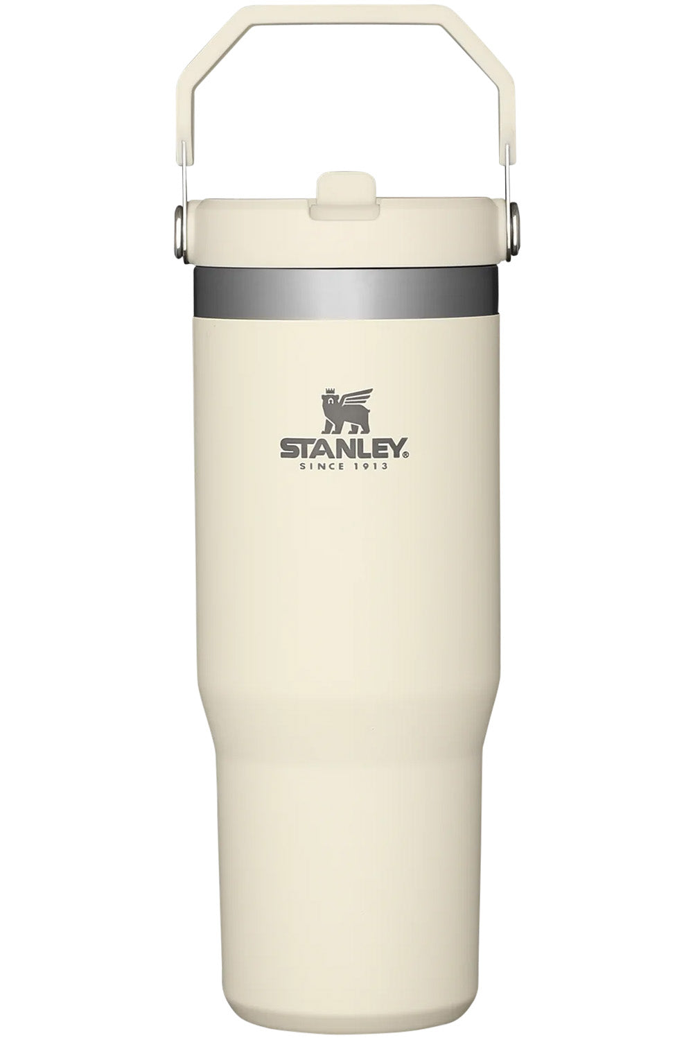 Stanley - The IceFlow Flip Straw 30oz Tumbler - Cream - Front