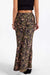 Sage the Label - Urban Bloom Midi Skirt - Black Multi - Back