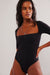 Free People - Everly Bodysuit - Black - Front