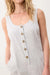 Marine Layer - Sydney Romper - Cream/Navy Stripe - Detail