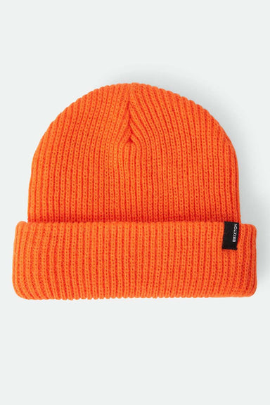 Brixton - Chunky Heist Beanie - Bright Orange - Front