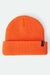Brixton - Chunky Heist Beanie - Bright Orange - Front