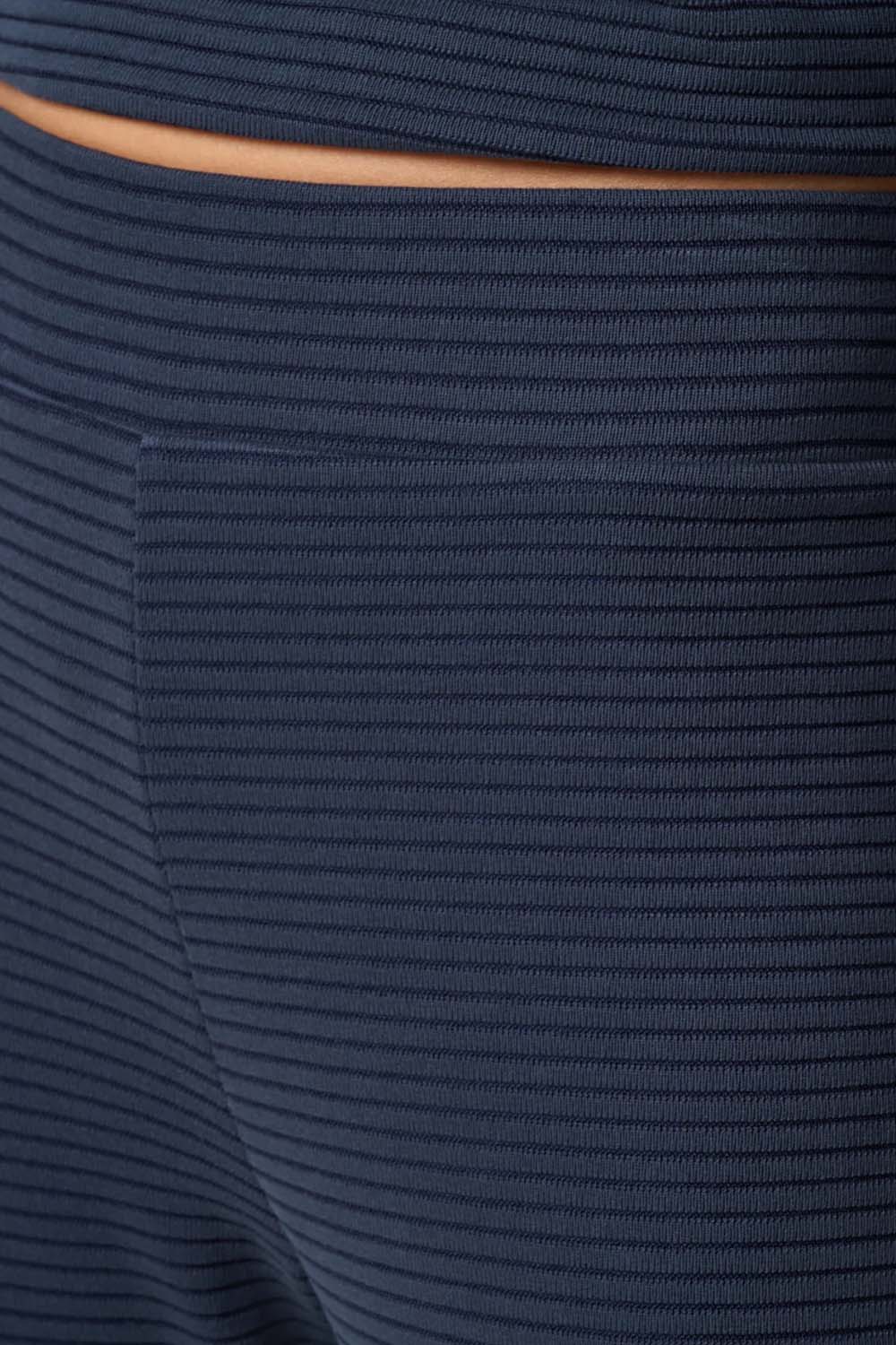 Travis Matthew - Coastal Rib Ankle Pant - Navy Blazer - Detail