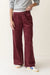 Marine Layer Allison Corduroy Trouser in Burgundy — Front view