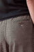 Marine Layer Allison Moleskin Trouser in Black/Cream Houndstooth — Back view