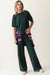 Marine Layer Chalet Sweater Tee in Pine — Full-body view