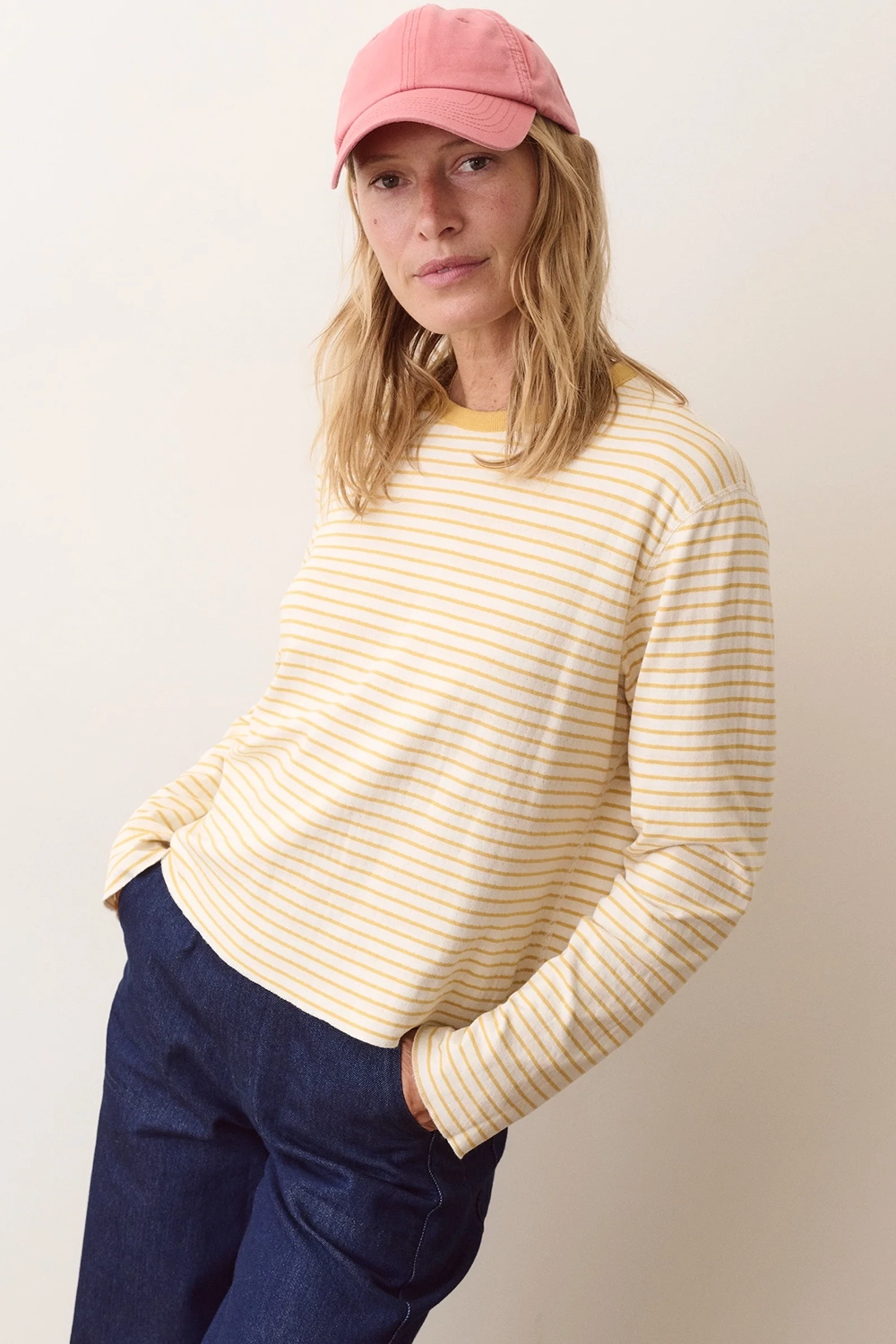 marine-layer-double-knit-long-sleeve-marigold-stripe-side