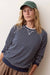 Marine Layer Juno Reversible Raglan in Twilight Stripe — Quarter view