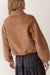 Marine Layer Margot Wool Jacket in Camel — Back view