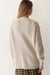 Marine Layer Merino Boyfriend Cardigan in Cream — Back view
