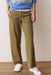 Marine Layer Sierra Utility Pant in Dark Olive — Front view, cropped