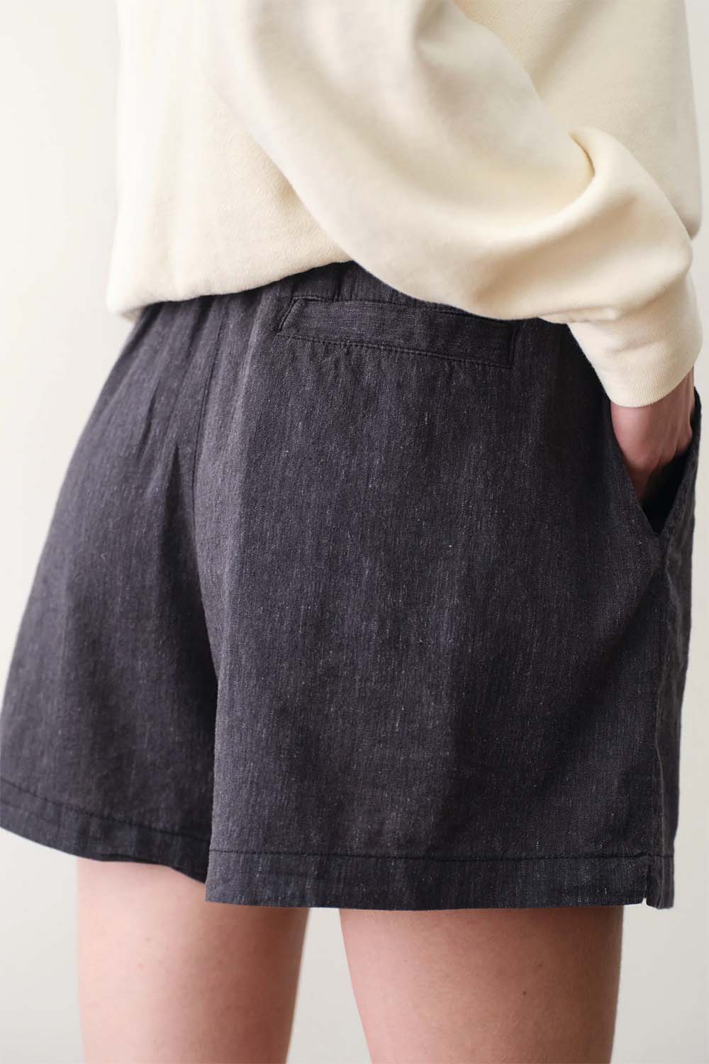 marine layer allison hemp short india ink back