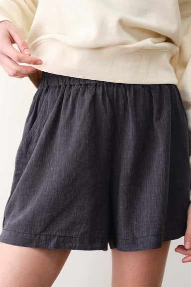 marine layer allison hemp short india ink front