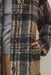 marine layer aspen coat black oat plaid pocket