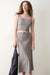 marine layer avery hemp midi skirt navy seashell