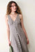 marine layer camila maxi dress navy seashell model