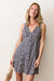 marine layer camila sleeveless mini dress sardina print front
