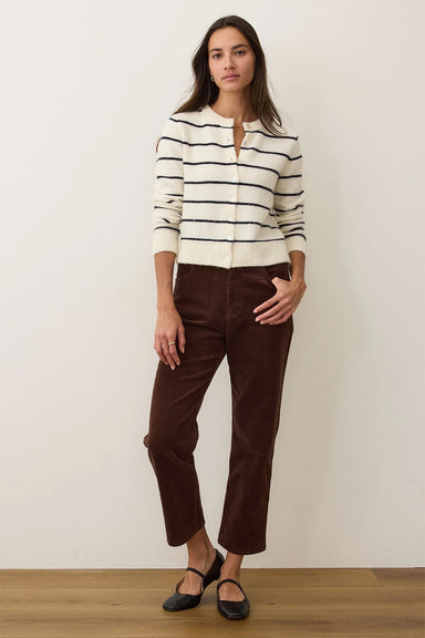Marine Layer - Charlie Corduroy Pant - Dark Chocolate