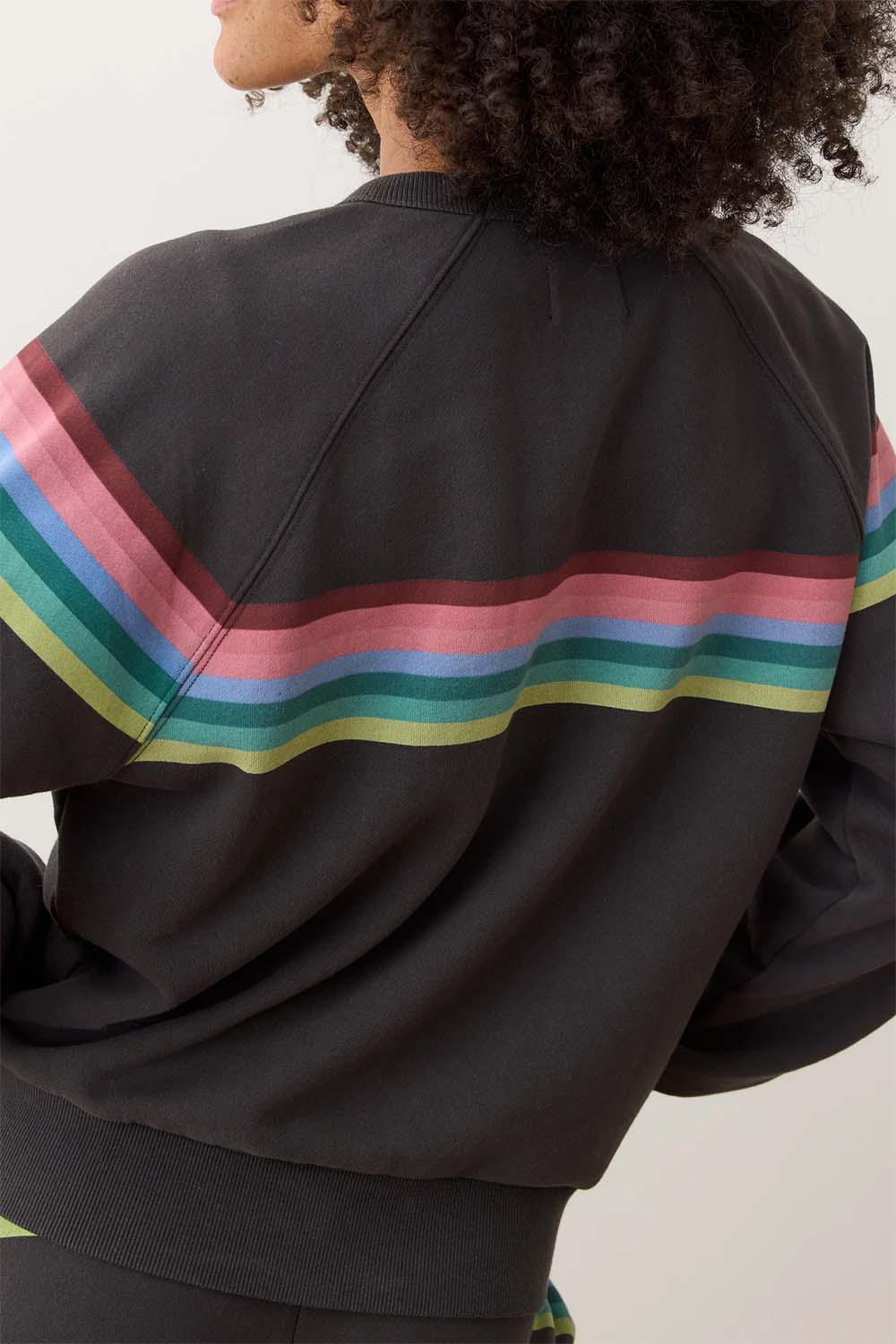 Marine Layer - Cloud 9 Anytime Sweatshirt - Faded Black - Back