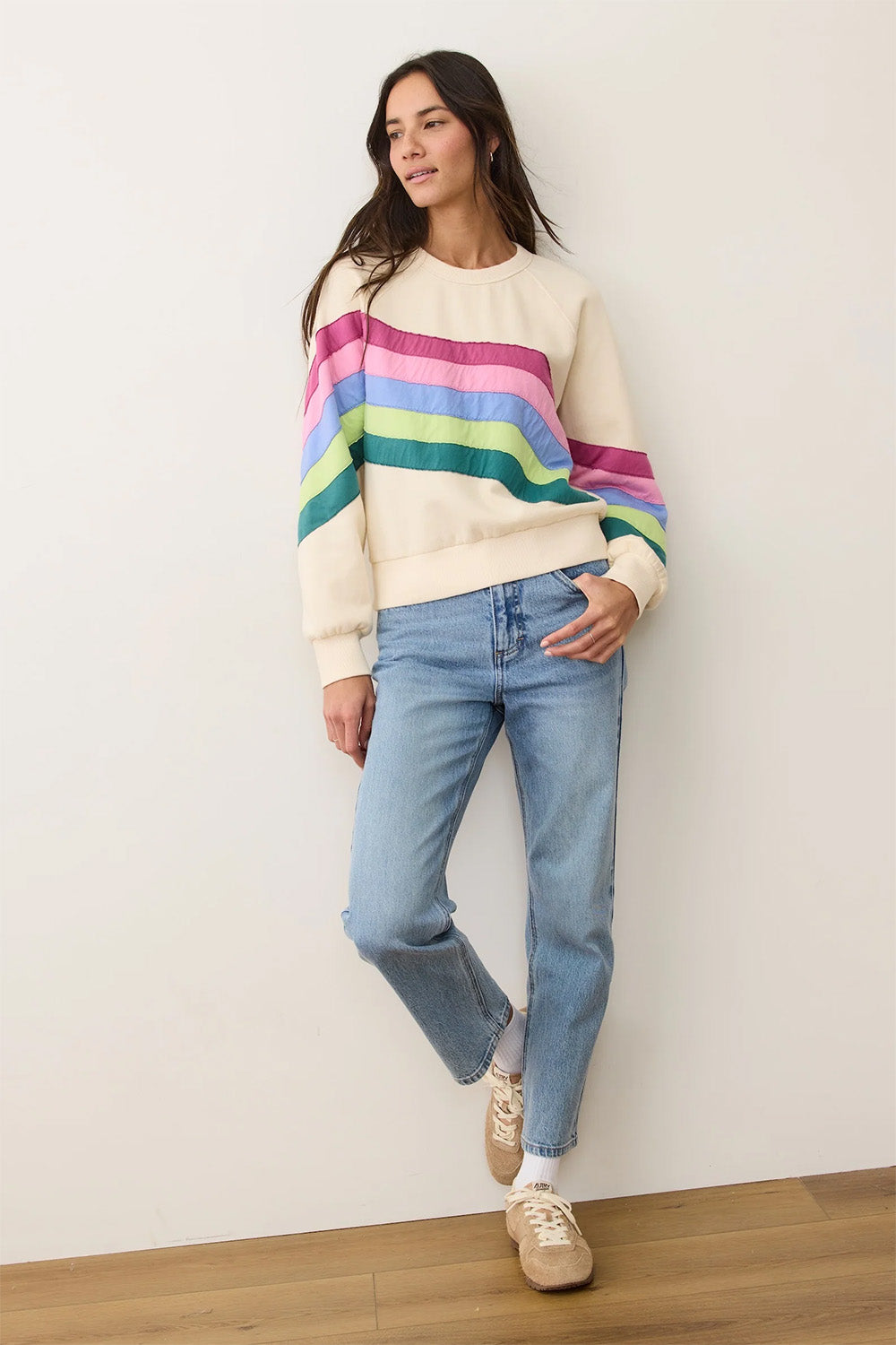 marine layer cloud 9 crewneck cool wave
